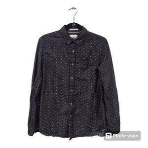 Men's Cactusman Blue/White Long Sleeve Buttondown Size Small Slim Fit